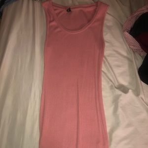 Long pink dress